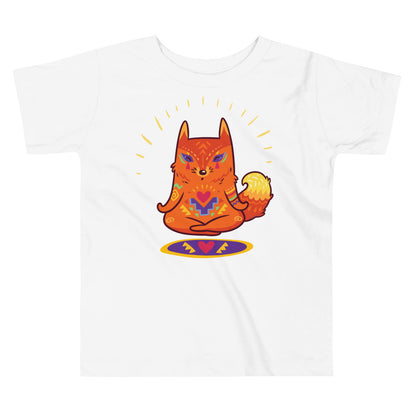 Premium Toddler Tee - Enlightened Hygge Fox