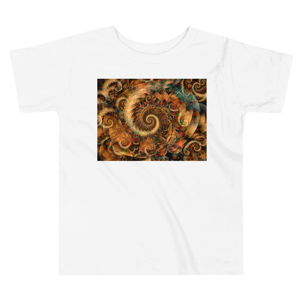 Premium Toddler Tee - Spiraling Spiral Fractals