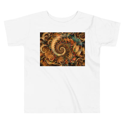 Premium Toddler Tee - Spiraling Spiral Fractals