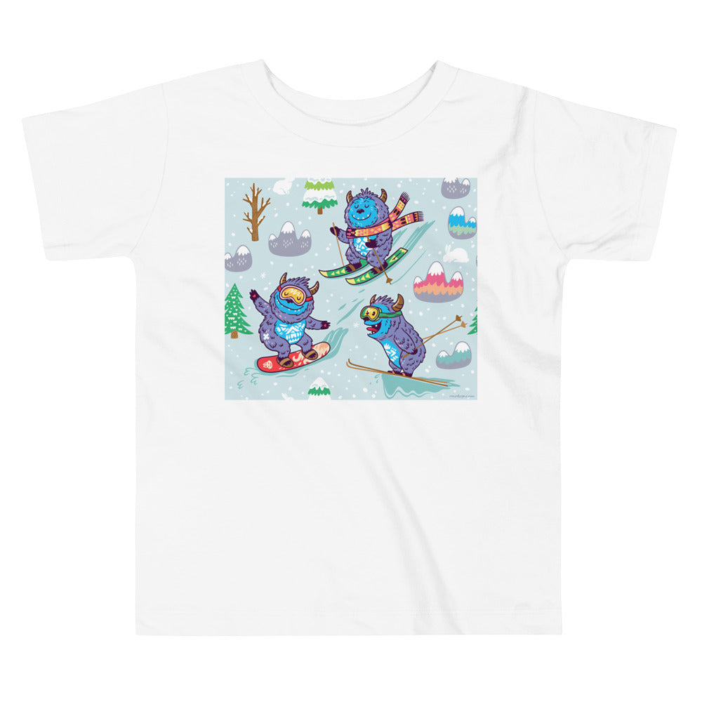 Premium Toddler Tee - Yeti Winter Madness!