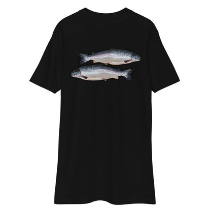 Premium Heavyweight Tee - Two Salmon
