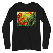 Load image into Gallery viewer, Premium Long Sleeve - Red Flower Watercolor
