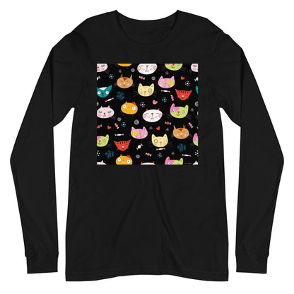 Premium Long Sleeve - Cat Faces