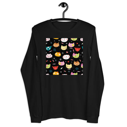 Premium Long Sleeve - Cat Faces