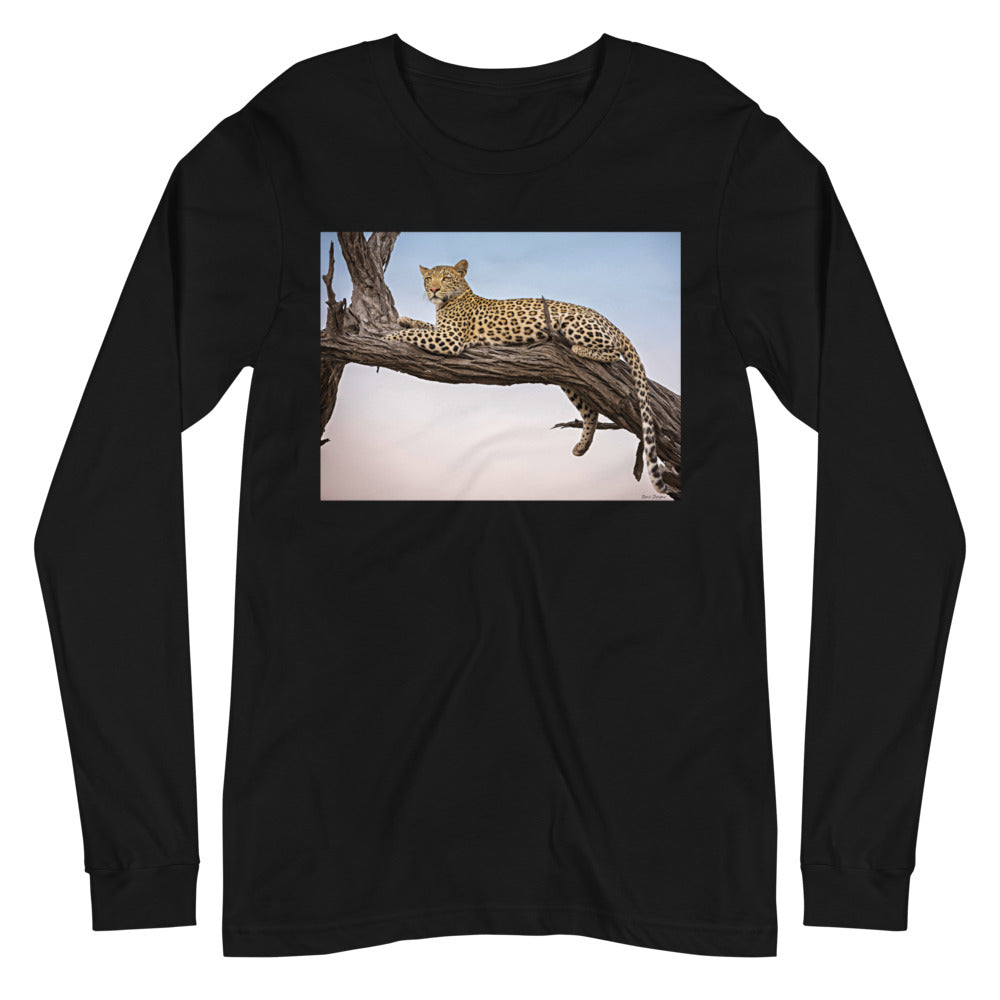 Premium Long Sleeve - Leopard Sunset