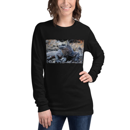 Premium Long Sleeve - Galapagos Blue Marine Iguana