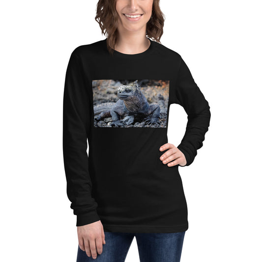 Premium Long Sleeve - Galapagos Blue Marine Iguana