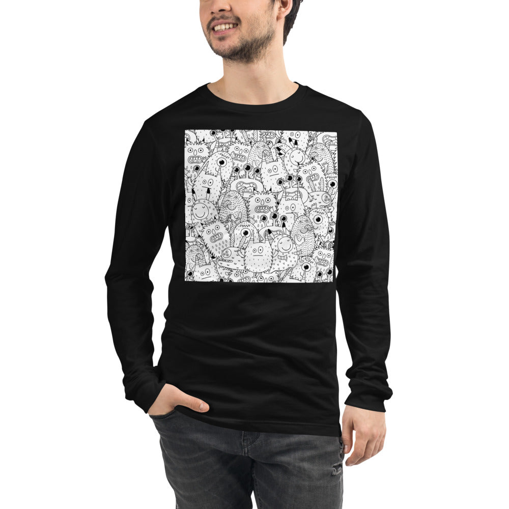 Premium Long Sleeve - Funny Monsters