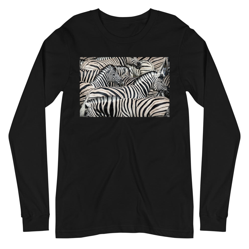 Premium Long Sleeve - Sharp Dressed Zebra