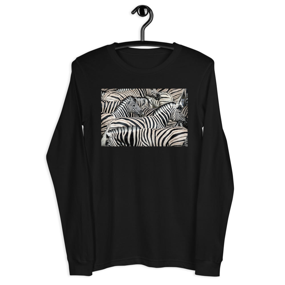 Premium Long Sleeve - Sharp Dressed Zebra