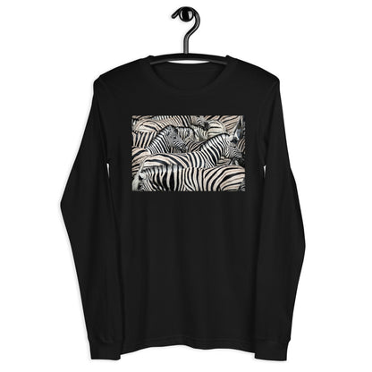 Premium Long Sleeve - Sharp Dressed Zebra