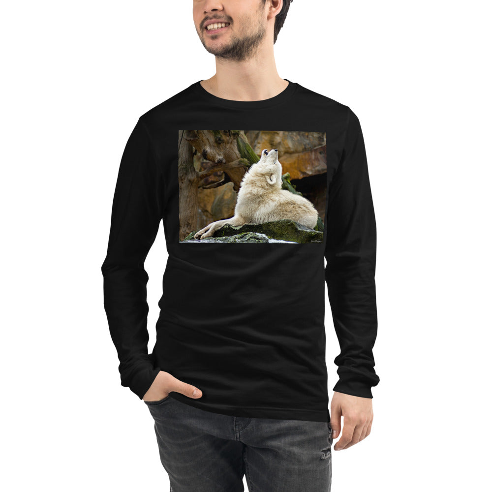 Premium Long Sleeve - Howling Wolf