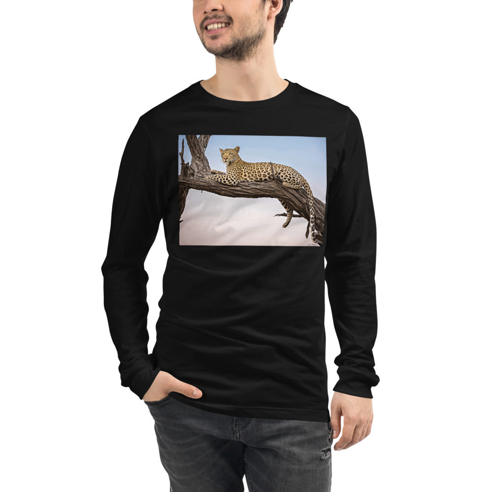 Premium Long Sleeve - Leopard Sunset