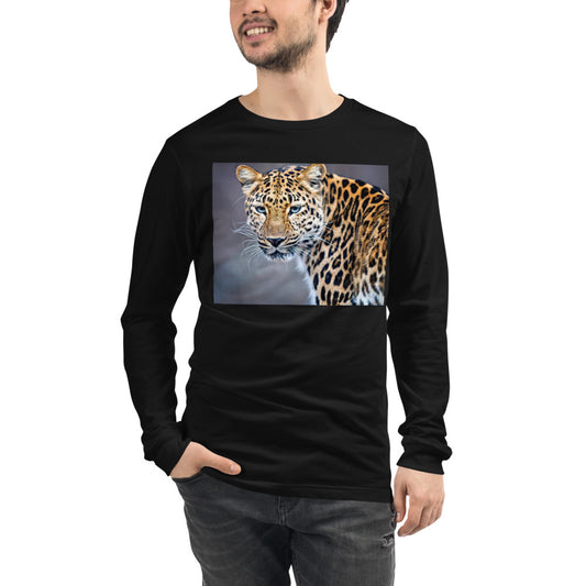Premium Long Sleeve - Blue Eyed Leopard
