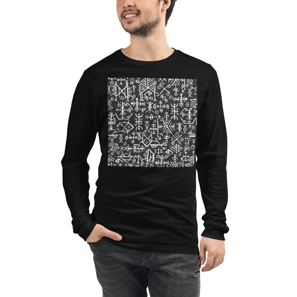 Premium Long Sleeve - Runic Magic Hand Symbols