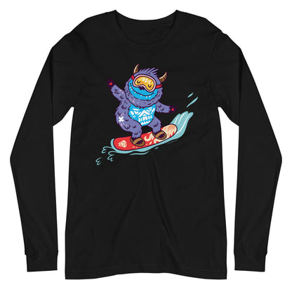 Premium Long Sleeve - Yeti Shredding It!