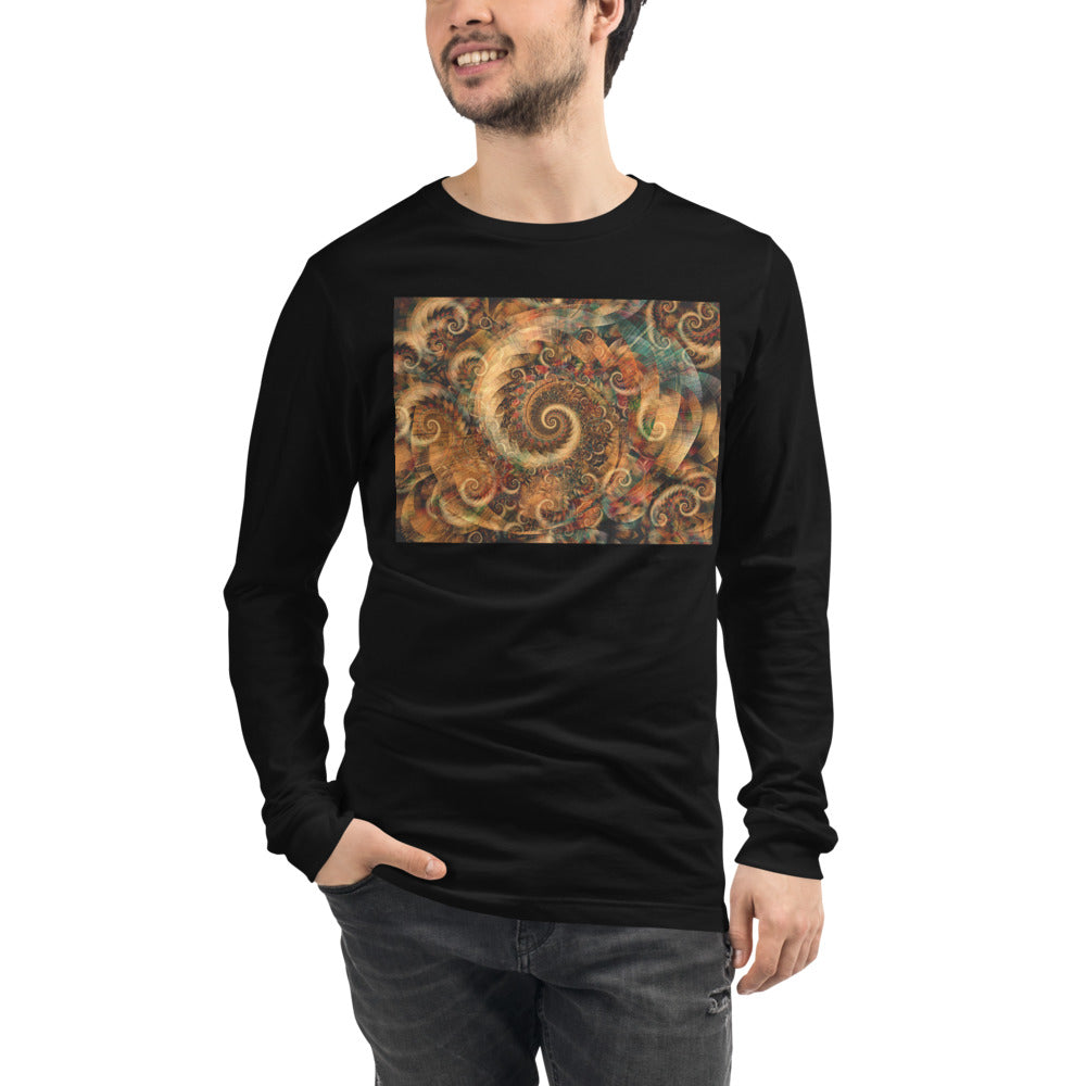 Premium Long Sleeve - Spiraling Spiral Fractals