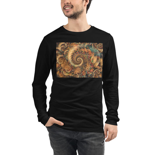 Premium Long Sleeve - Spiraling Spiral Fractals