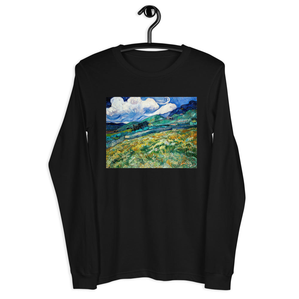Premium Long Sleeve - van Gogh: Mountainous Fields