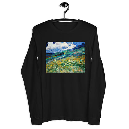 Premium Long Sleeve - van Gogh: Mountainous Fields