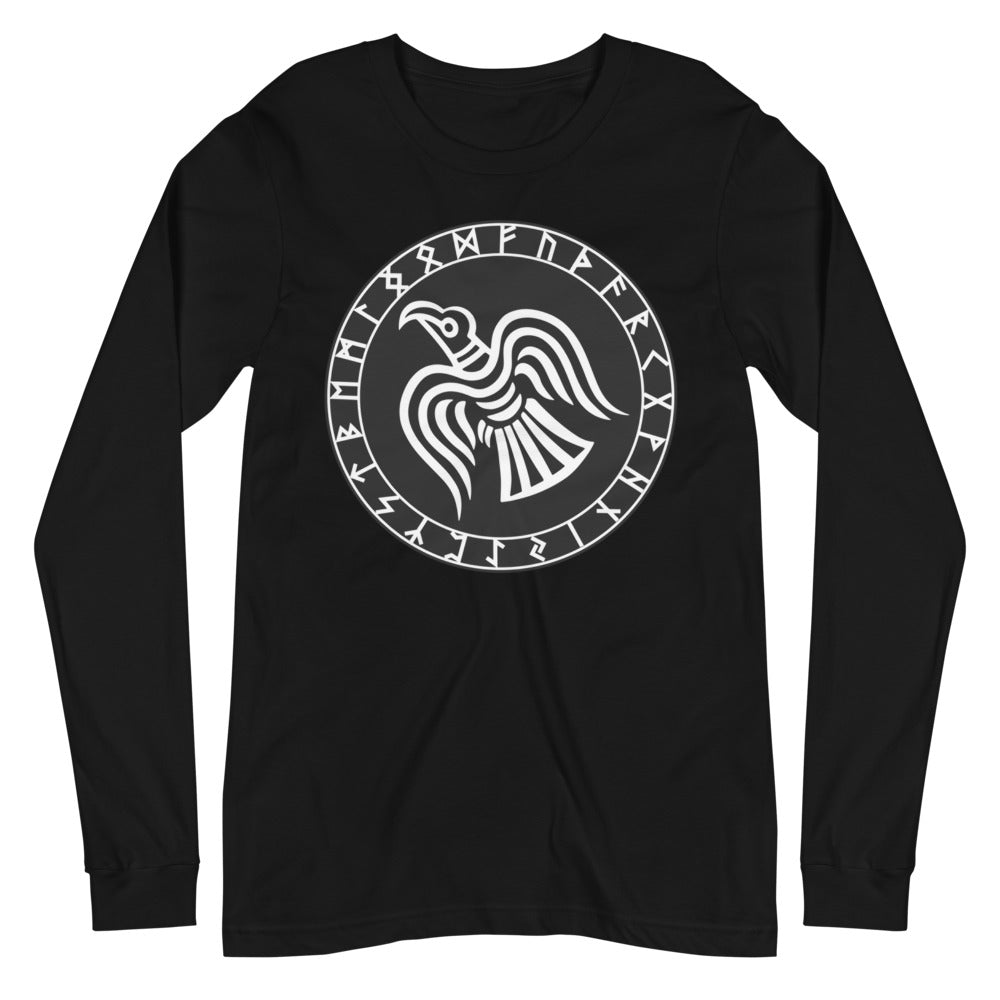 Premium Long Sleeve - Odin's Crow Flying North NW