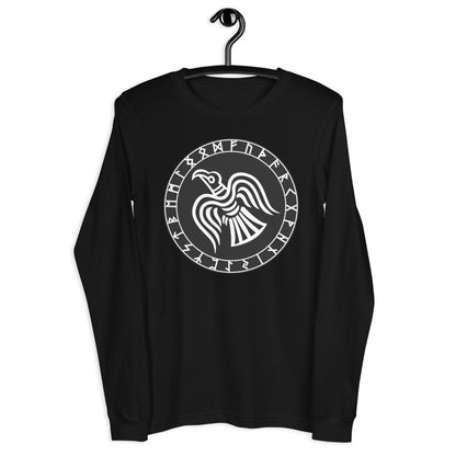 Premium Long Sleeve - Odin's Crow Flying North NW