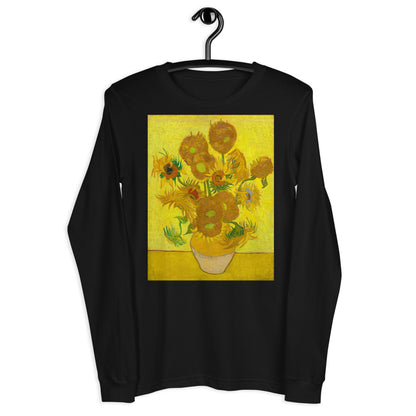Premium Long Sleeve - van Gogh: 12 Sunflowers in a Vase