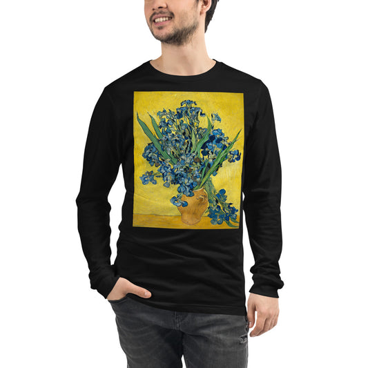 Premium Long Sleeve - van Gogh: Irises in a Vase