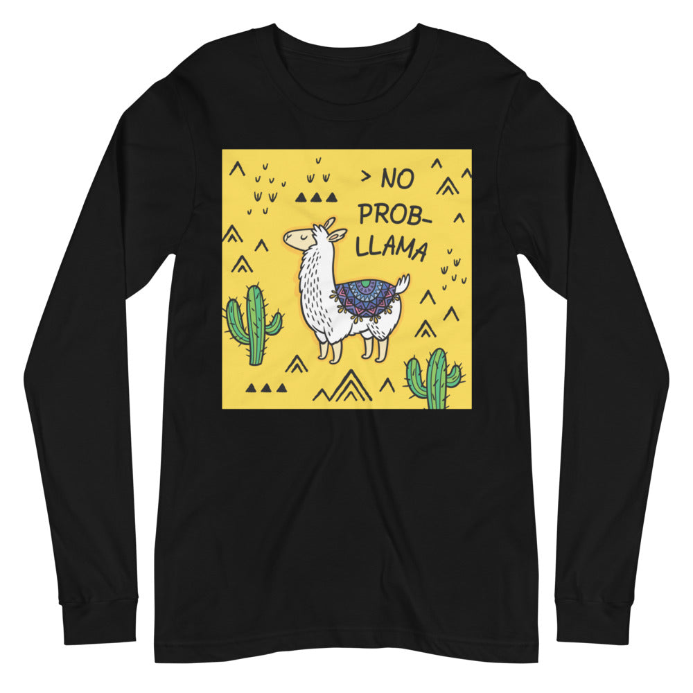 Premium Long Sleeve - NO PROB-LLAMA