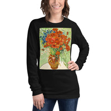 Load image into Gallery viewer, Premium Long Sleeve - van Gogh: Cornflowers &amp; Poppies
