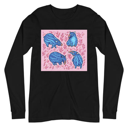 Premium Long Sleeve - Funny Blue Tapirs