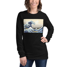 Load image into Gallery viewer, Premium Long Sleeve - Hokusai: The Great Wave Off Kanagawa
