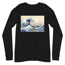 Load image into Gallery viewer, Premium Long Sleeve - Hokusai: The Great Wave Off Kanagawa
