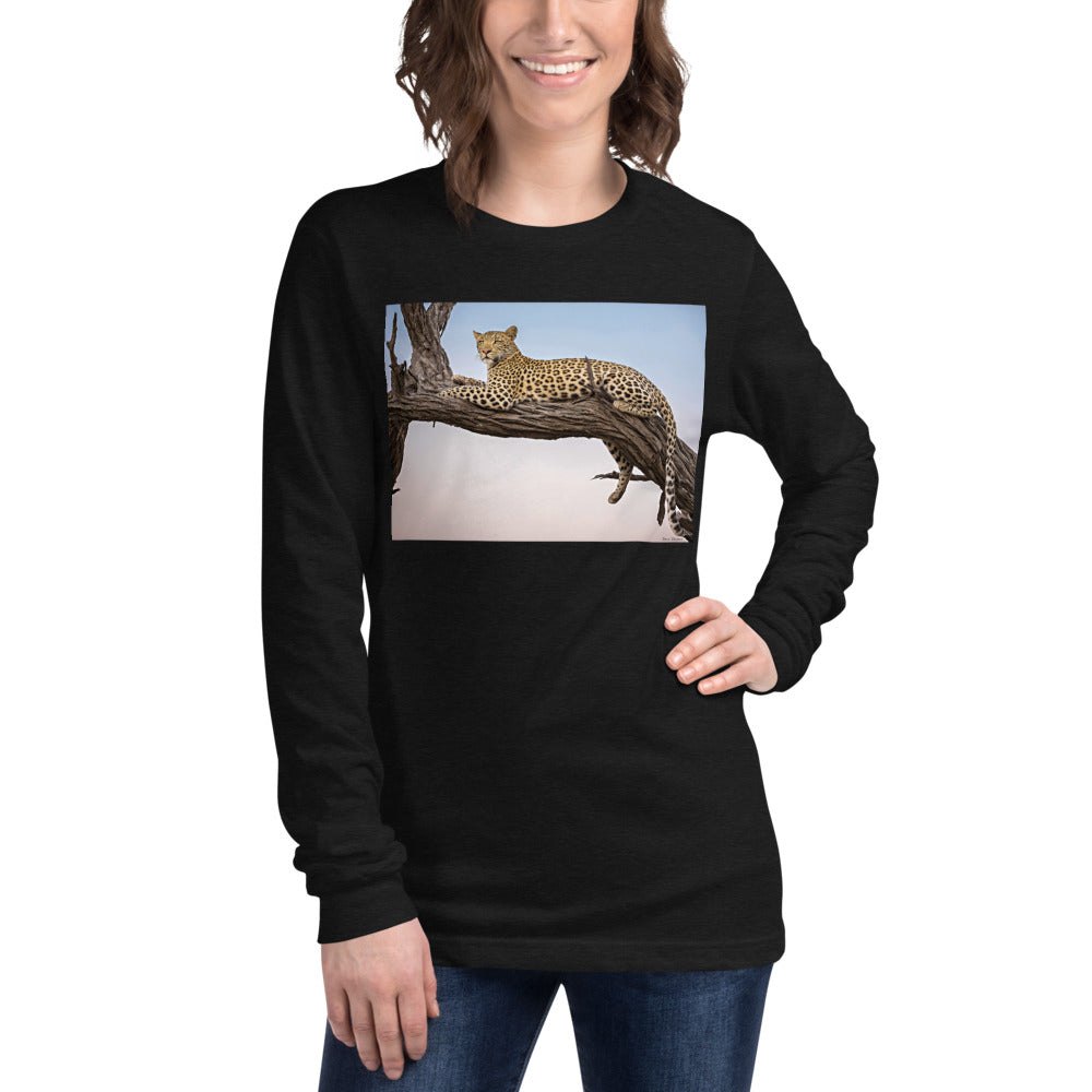 Premium Long Sleeve - Leopard Sunset