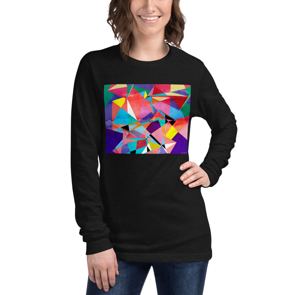 Premium Long Sleeve - Abstract Triangles
