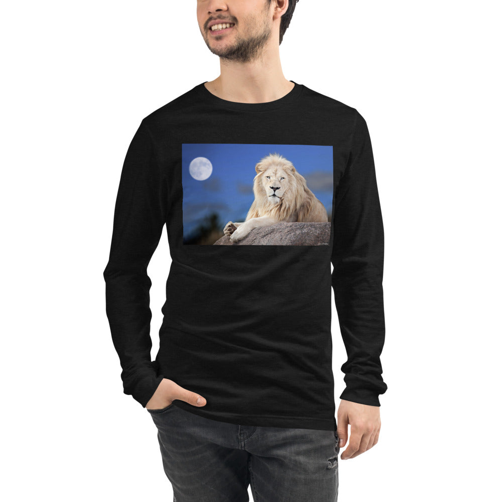 Premium Long Sleeve - Lion in Moonlight