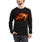 Premium Long Sleeve - Howling in Orange Moonlight