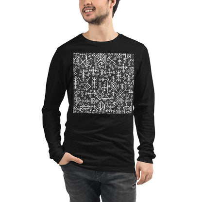 Premium Long Sleeve - Runic Magic Hand Symbols
