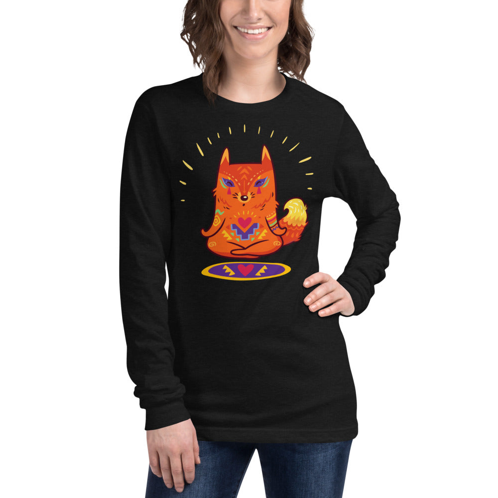 Premium Long Sleeve - Enlightened Hygge Fox