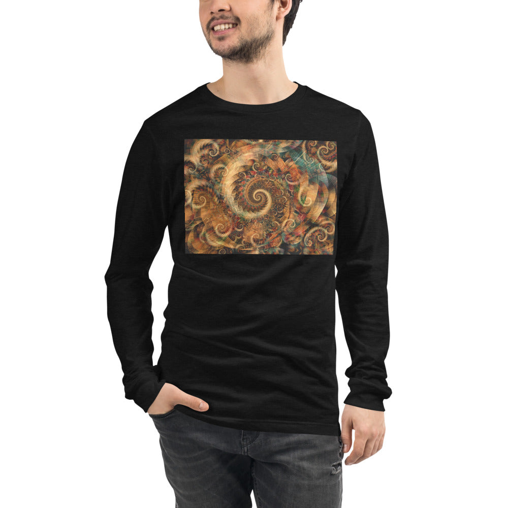 Premium Long Sleeve - Spiraling Spiral Fractals