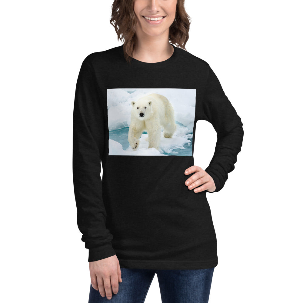 Premium Long Sleeve - Polar Bear on Ice