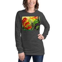 Load image into Gallery viewer, Premium Long Sleeve - Red Flower Watercolor
