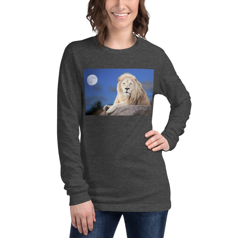 Premium Long Sleeve - Lion in Moonlight