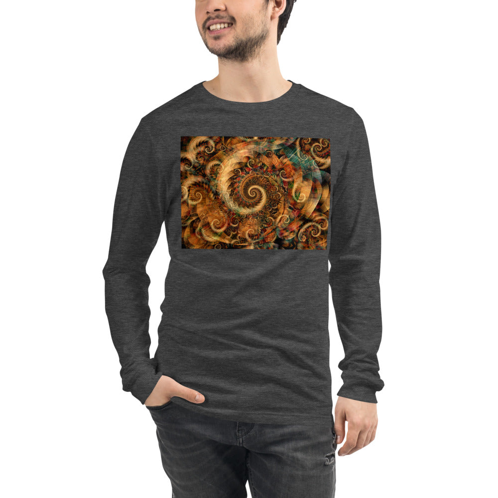 Premium Long Sleeve - Spiraling Spiral Fractals