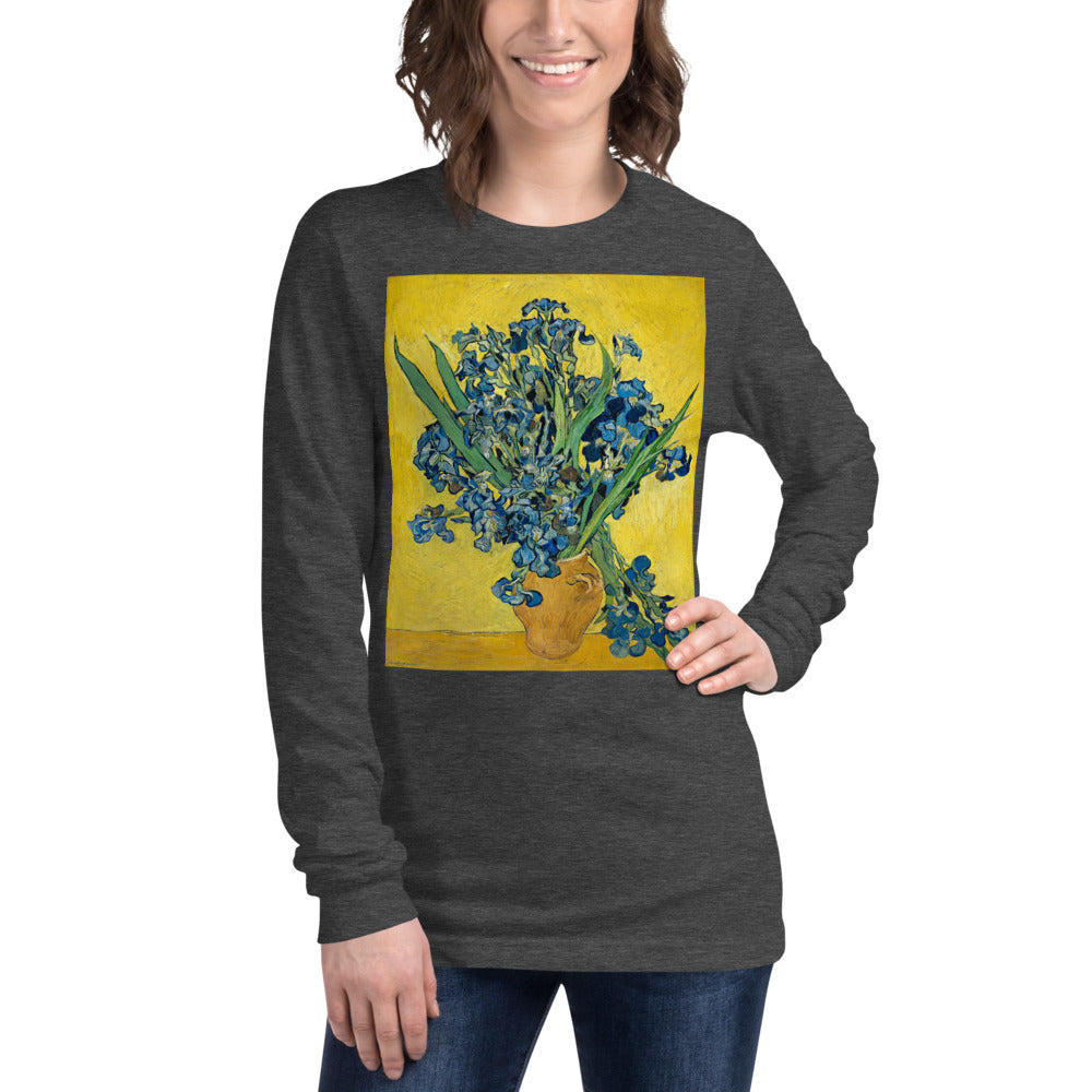 Premium Long Sleeve - van Gogh: Irises in a Vase