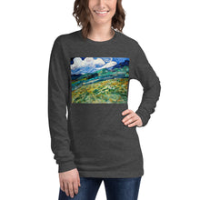 Load image into Gallery viewer, Premium Long Sleeve - van Gogh: Mountainous Fields
