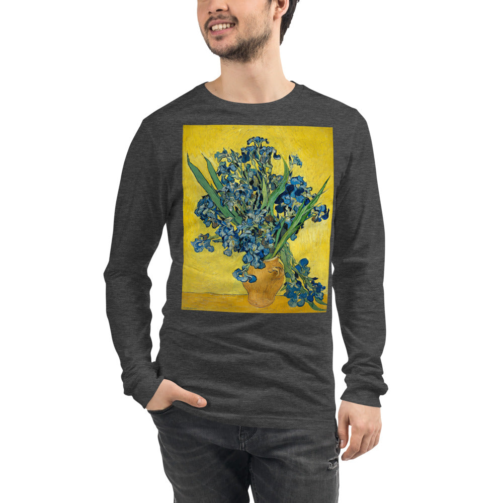 Premium Long Sleeve - van Gogh: Irises in a Vase