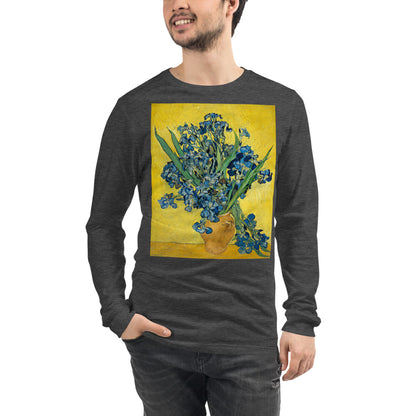 Premium Long Sleeve - van Gogh: Irises in a Vase