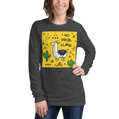 Premium Long Sleeve - NO PROB-LLAMA