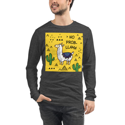 Premium Long Sleeve - NO PROB-LLAMA
